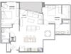 B3 Floor Plan B3 Floor Plan at 2020 Lawrence, DENVER, Colorado