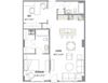 B1 Floor Plan B1 Floor Plan at 2020 Lawrence, DENVER