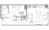 A3 Floor Plan A3 Floor Plan at 2020 Lawrence, Colorado, 80205