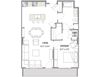 A7 Floor Plan A7 Floor Plan at 2020 Lawrence, DENVER, Colorado