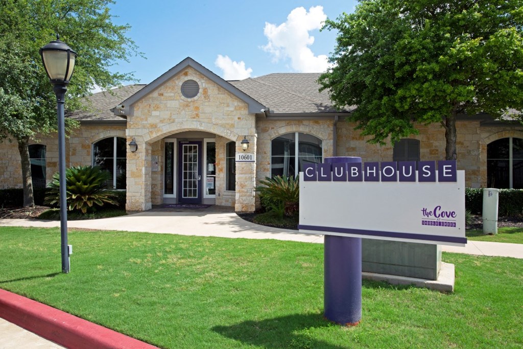 Front entrance to our clubhouse