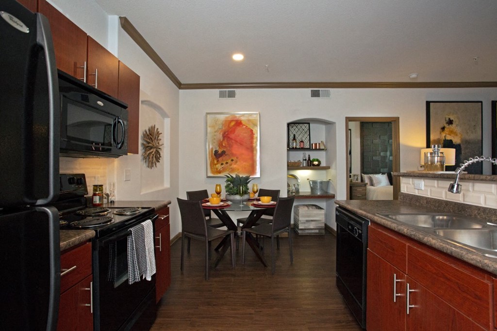 view of the dinning room from the kitchen