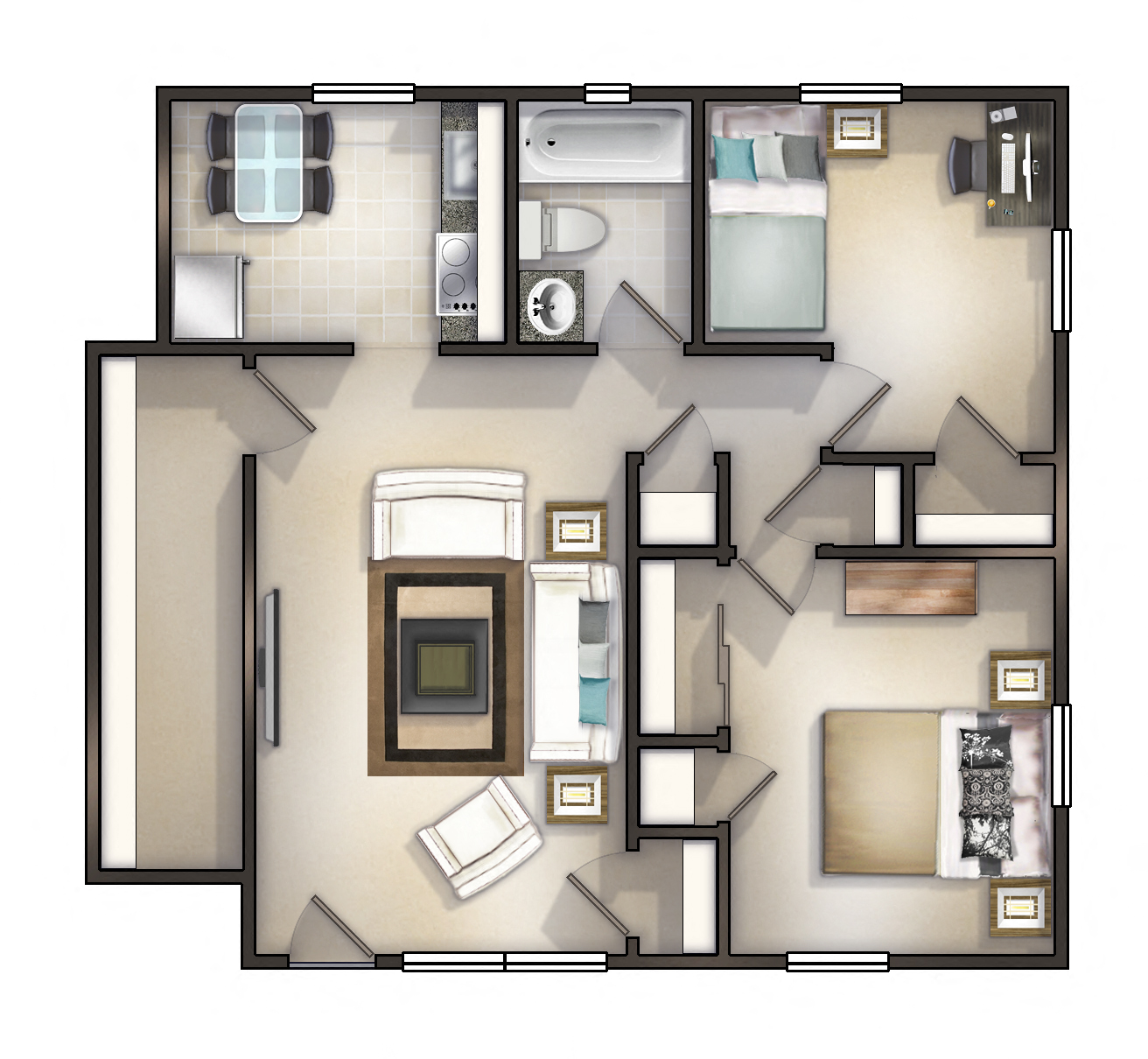 2 Bedroom
