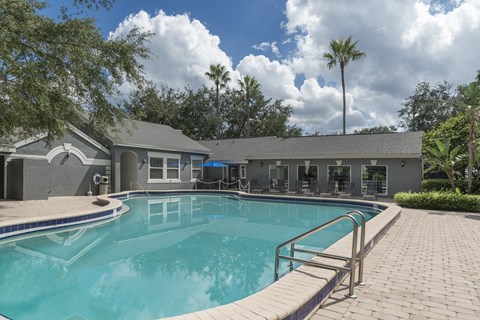 our apartments have a large pool for residents to enjoy