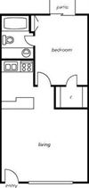 ONE BEDROOM ONE BATH-R