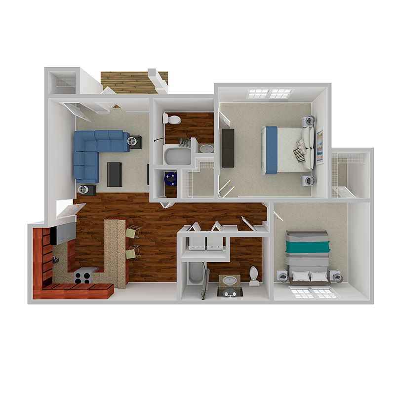 2 Bedroom 2 Bathroom 2 Bedroom 2 Bathroom