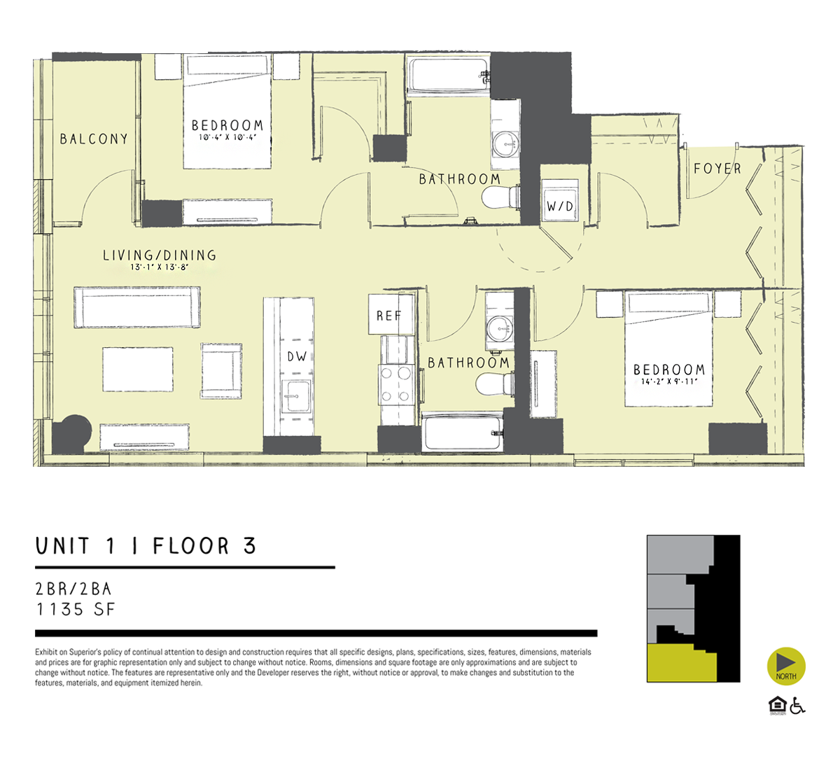 Two Bedroom 01B