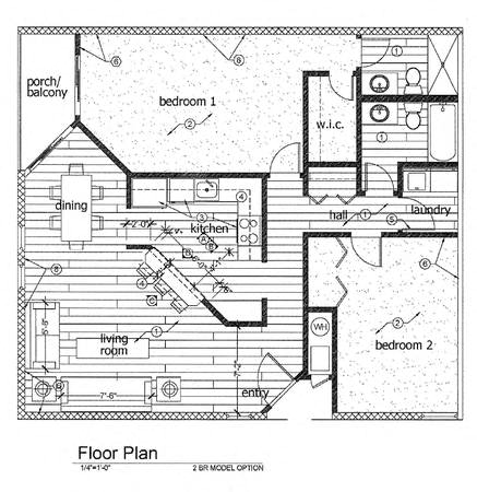 Two Bedroom Two Bath Plus