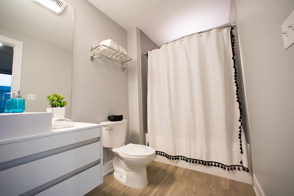 Ample Storage in Bathroom