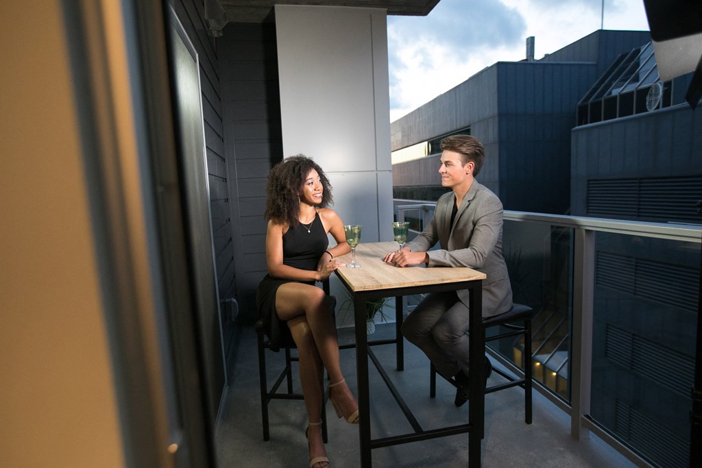Balcony with a View at Venue Tower Apartments