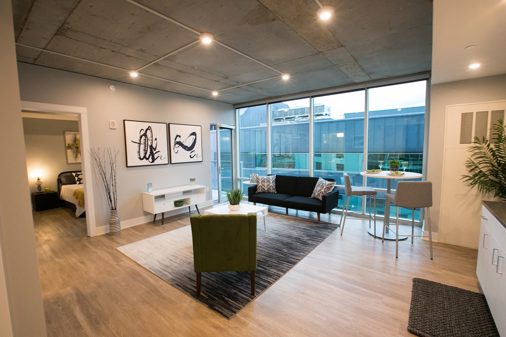 Large Open Concept Living Room