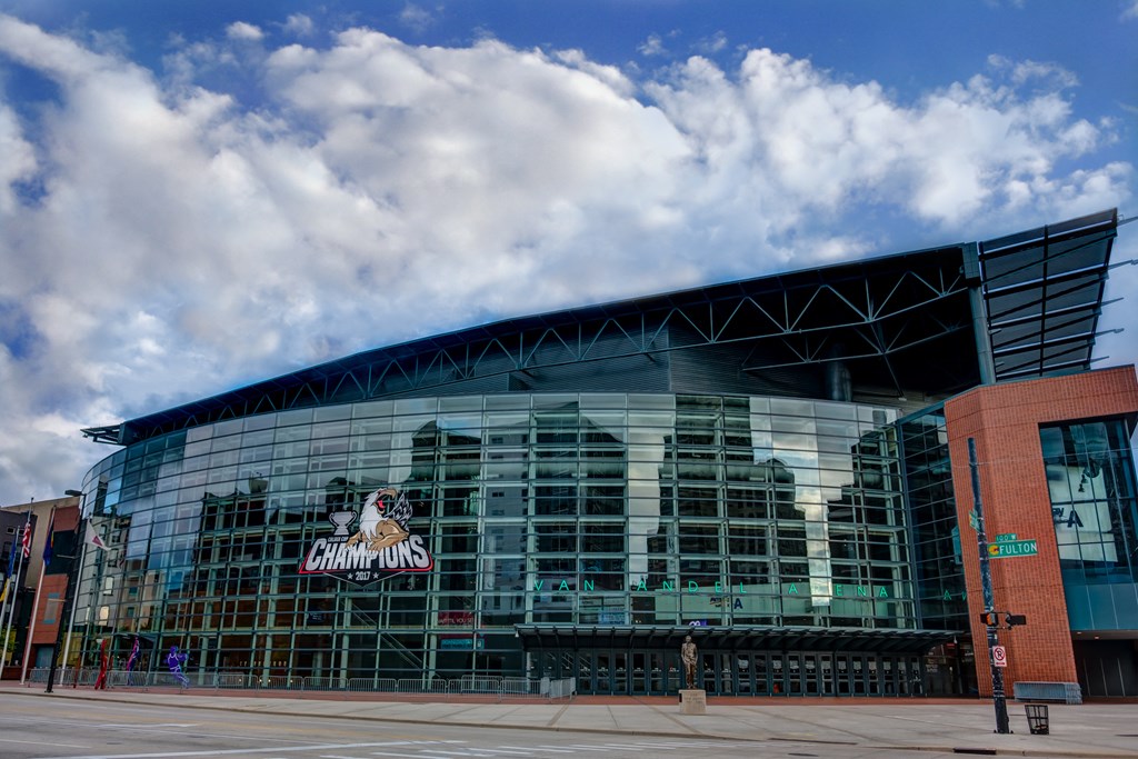 Van Andel Arena Across the Street