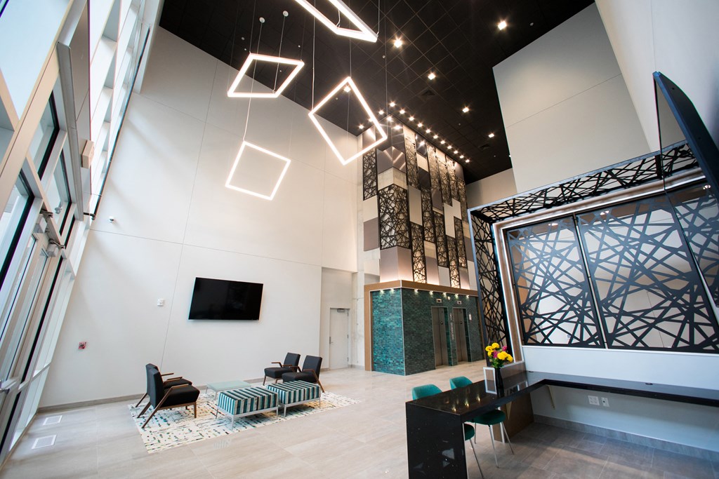 Lobby of Venue Tower Apartments