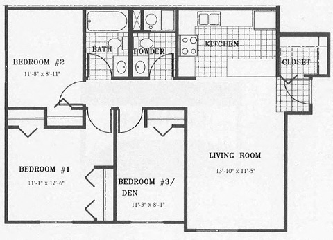 3 Bedroom A