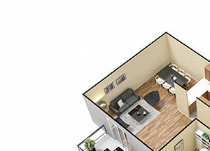 3 Bed 2 Bath attractive Floor Plan at Candlewyck Apartments, Kalamazoo, MI, 49001 3 Bed 2 Bath attractive Floor Plan at Candlewyck Apartments, Kalamazoo, MI, 49001