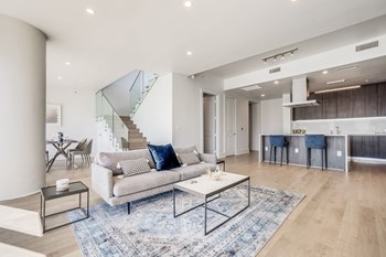 Luxury High Rise in Victory Park Spacious Open Floor Plan Living Area - Photo Gallery 3