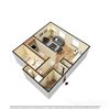 Attractive Studio Floor Plan at Hamilton Square Apartments, Westfield, Indiana Attractive Studio Floor Plan at Hamilton Square Apartments, Westfield, Indiana