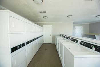 Bright Laundry Room at Lake Camelot Apartments, Indiana, 46268