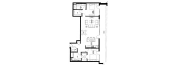 1403sf- Penthouse w/Balcony