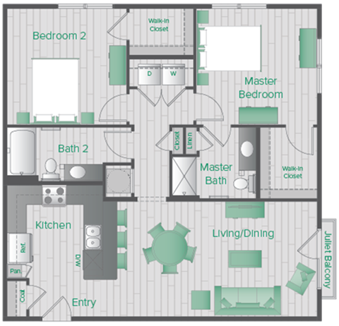 201 Park at North Hills Street Studio-2 Beds Apartment for Rent - Photo Gallery 36
