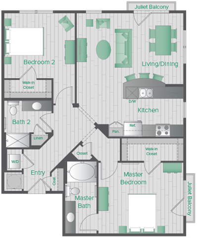 201 Park at North Hills Street Studio-2 Beds Apartment for Rent - Photo Gallery 37