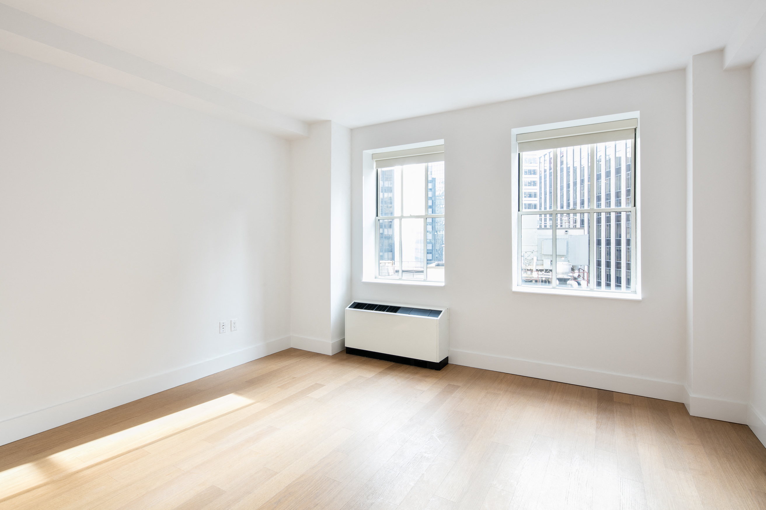 Lots of natural light in apartment