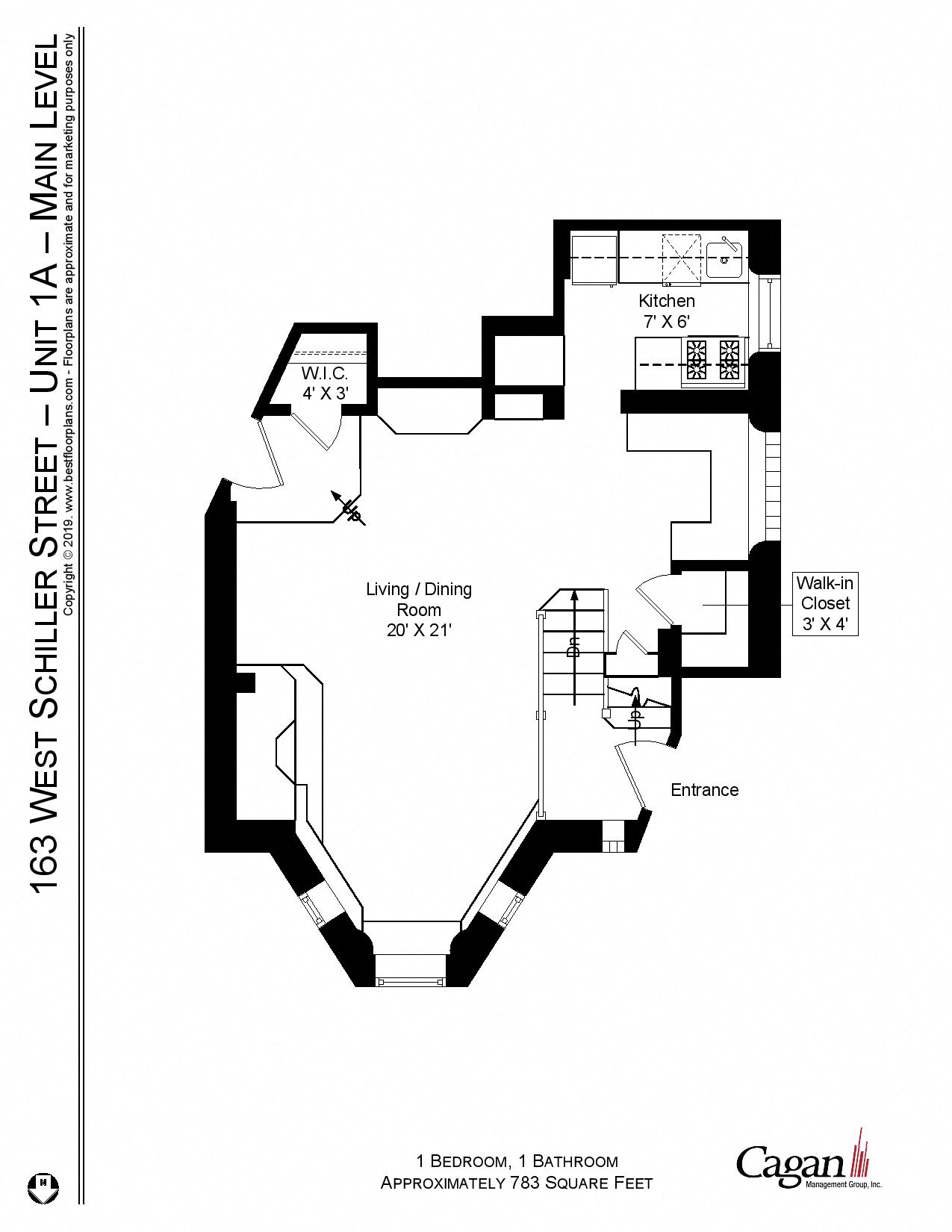 1A Main Floor One Bedroom