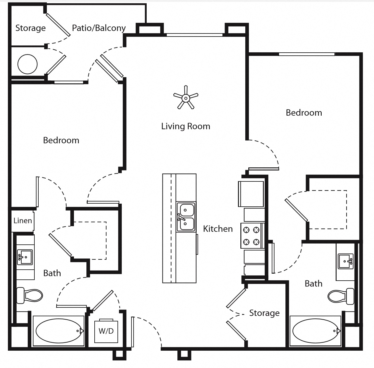 Corona, CA Metro at Main Apartments 2 bedroom 2 bath