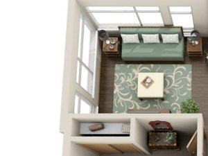 Traditional 1bd 1ba - C Floor Plan Traditional 1bd 1ba - C Floor Plan at Link Apartment Homes, 4550 38th Avenue SW, WA
