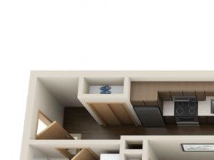 Urban 1bd 1ba - A Urban 1bd 1ba - A at Link Apartment Homes, Seattle, Washington