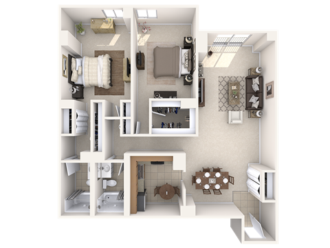 Kahlo - Two Bedroom, Two Bath