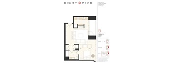A2 Floor Plan at Eight O Five, Illinois