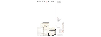 A3TR Floor Plan at Eight O Five, Illinois, 60610