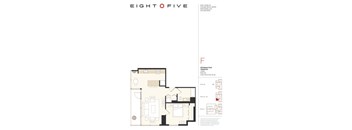 A3 Floor Plan at Eight O Five, Chicago, IL, 60610