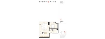 A5 Floor Plan at Eight O Five, Chicago