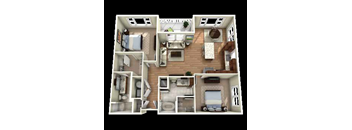 Fearington Floor Plan at Berkshire Main Street, Durham, NC