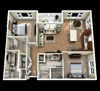 Fearington Floor Plan Fearington Floor Plan at Berkshire Main Street, Durham, NC