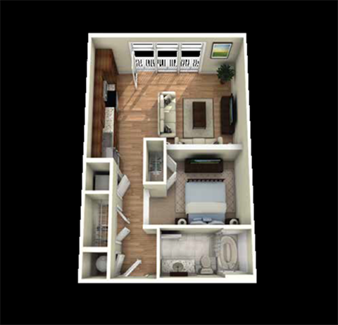 Umstead Floor Plan at Berkshire Main Street, North Carolina, 27705