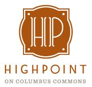 logo, highpoint, columbus commons