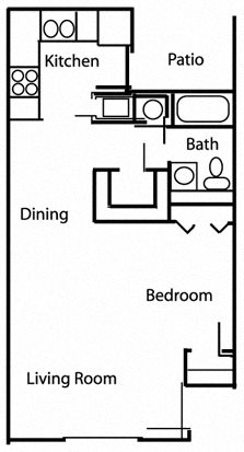 Studio Floor Plan 1