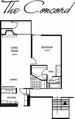 1 Bed 1 Bath