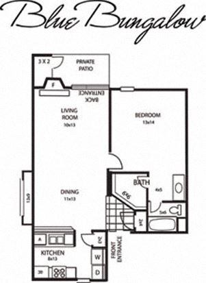 1 Bed 1 Bath