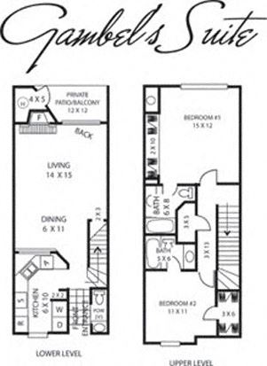 2 Bed 2 Bath