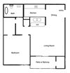 1 Bed 1 Bath