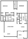2 bed/2bath