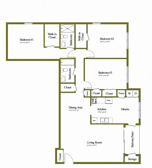 at Ivy Hall Apartments, Towson, MD, 21204