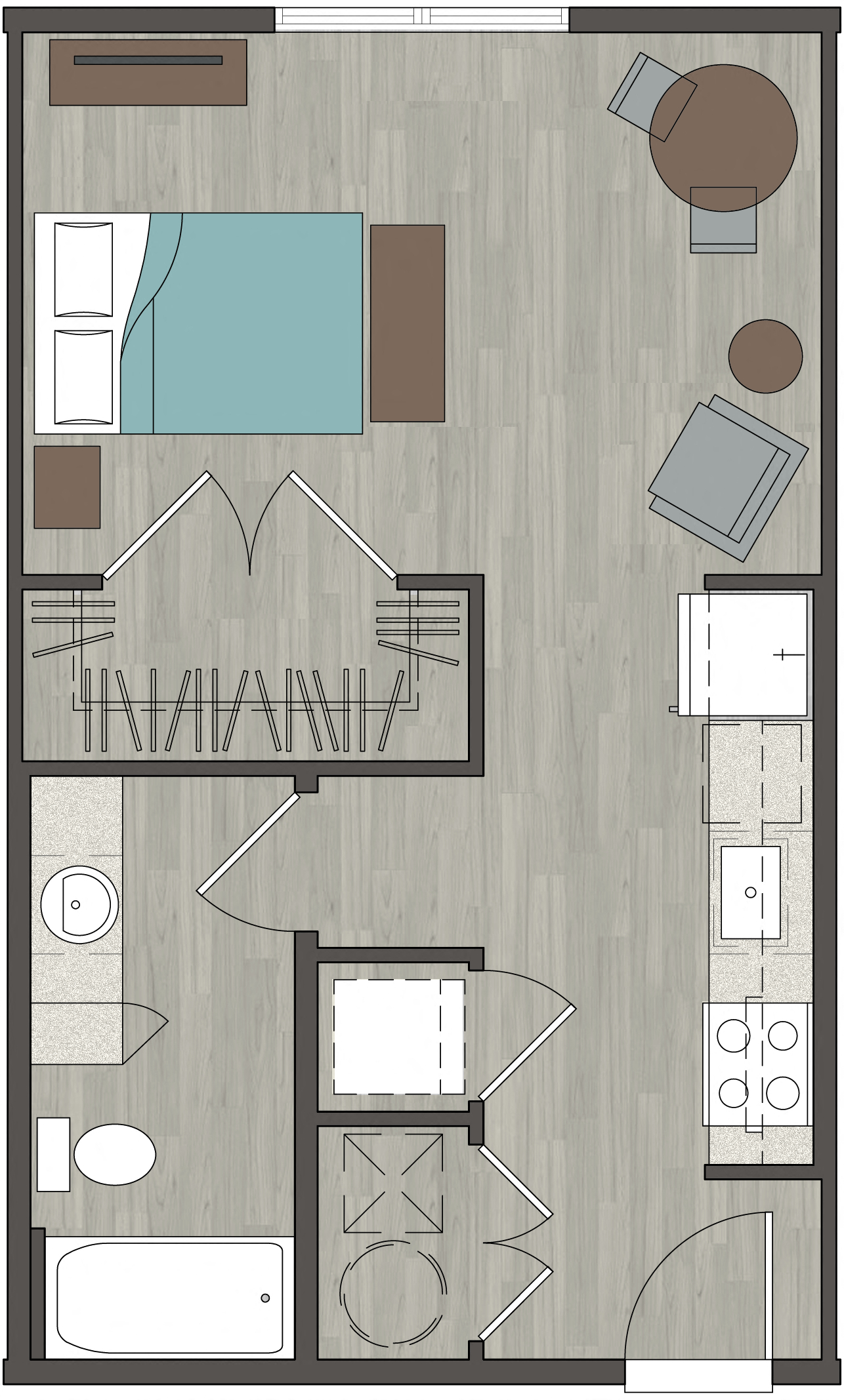 Lofts at LaVilla Studio Apartment