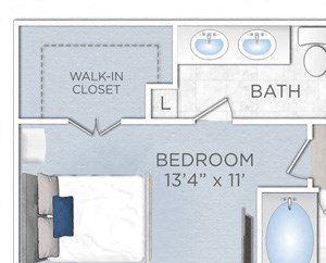 Midtown-1046 2 BEDROOM 2 BATH