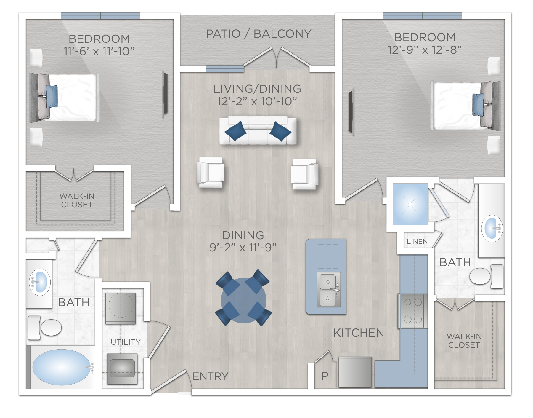 2660 Augusta Dr. 1-2 Beds Apartment for Rent - Photo Gallery 51