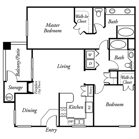 The Artisan Floor Plan 1